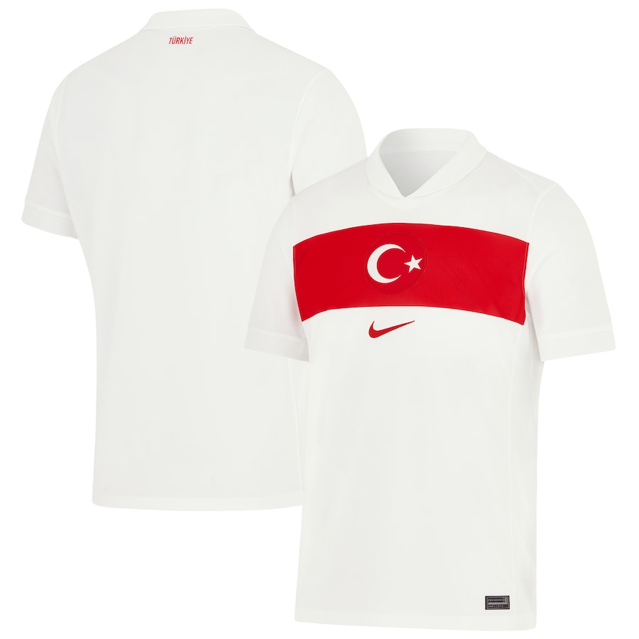 Turkey Home Soccer Jersey UEFA Euro 2024