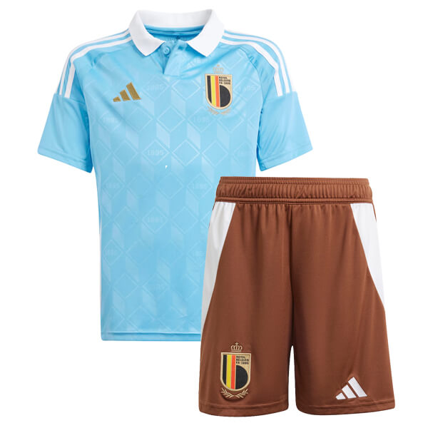 Belgium Kids Away Soccer Jersey UEFA Euro 2024