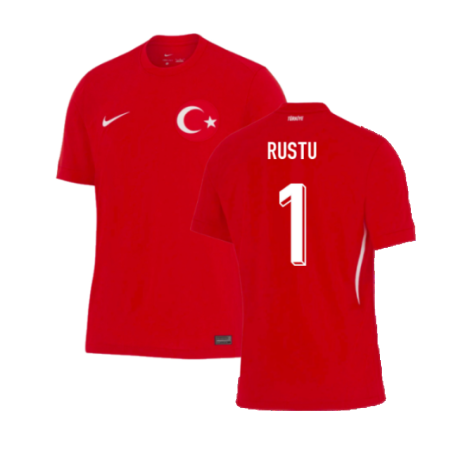 Turkey Rustu Recber 1 Away Soccer Jersey Euro 2024