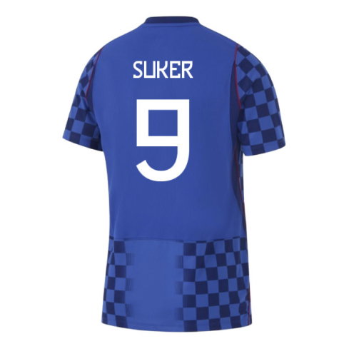 Croatia Davor Suker 9 Away Soccer Jersey World Cup 2026
