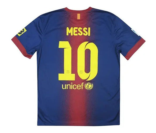 FC Barcelona Lionel Messi 10 Home Retro Soccer Jersey 2012-2013