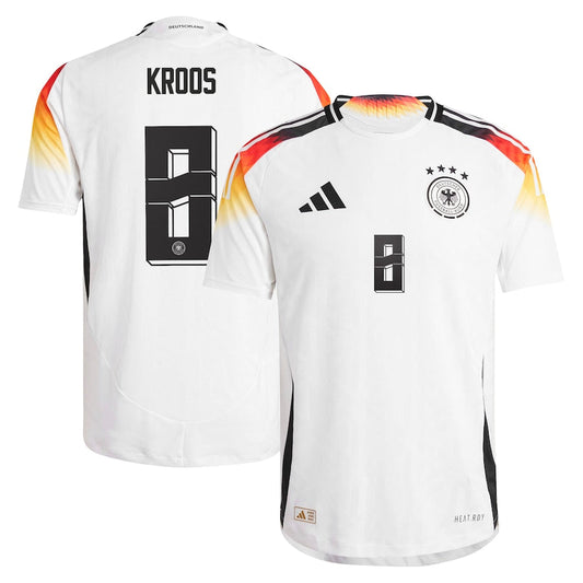 Germany Toni Kroos 8 Home Soccer Jersey UEFA Euro 2024