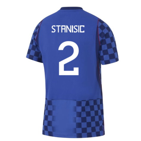 Croatia Josip Stanisic 2 Away Soccer Jersey World Cup 2026