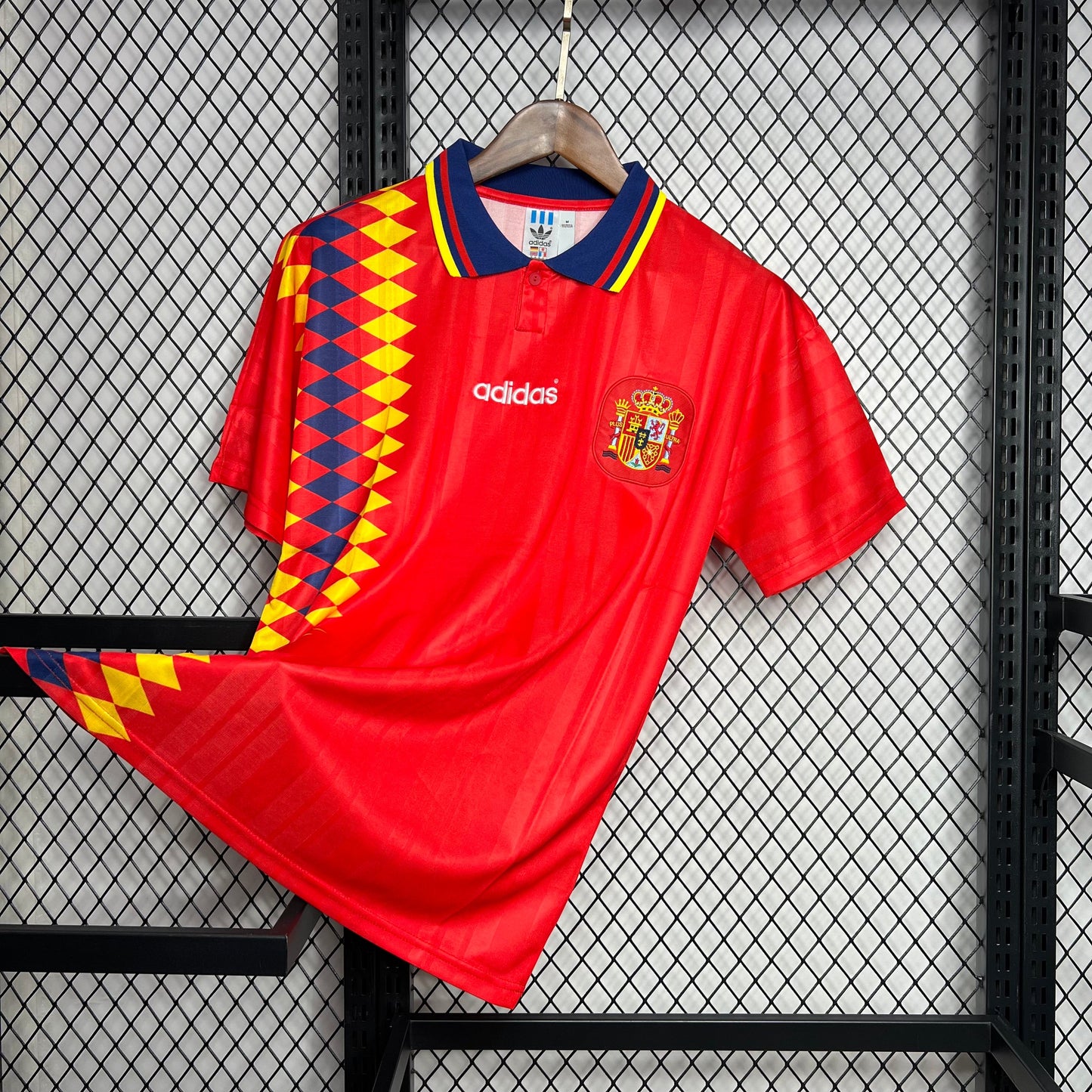 Spain Retro Home Soccer Jersey World Cup 1994