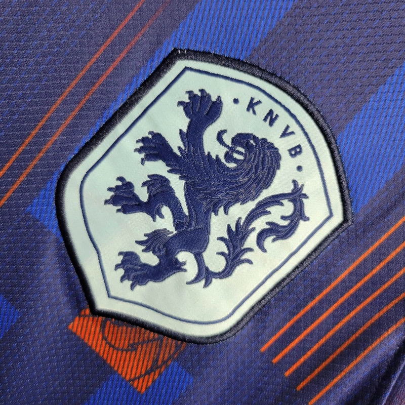 Netherlands Steven Berghuis 11 Away Soccer Jersey Euro 2024