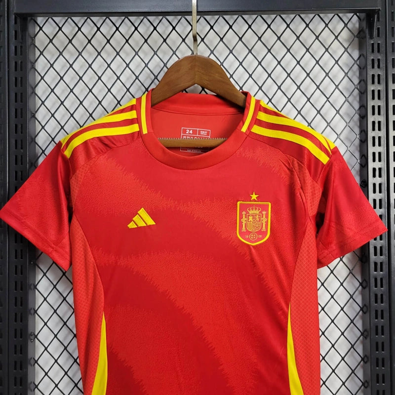 Spain Koke 8 Kids Home Soccer Jersey Euro 2024