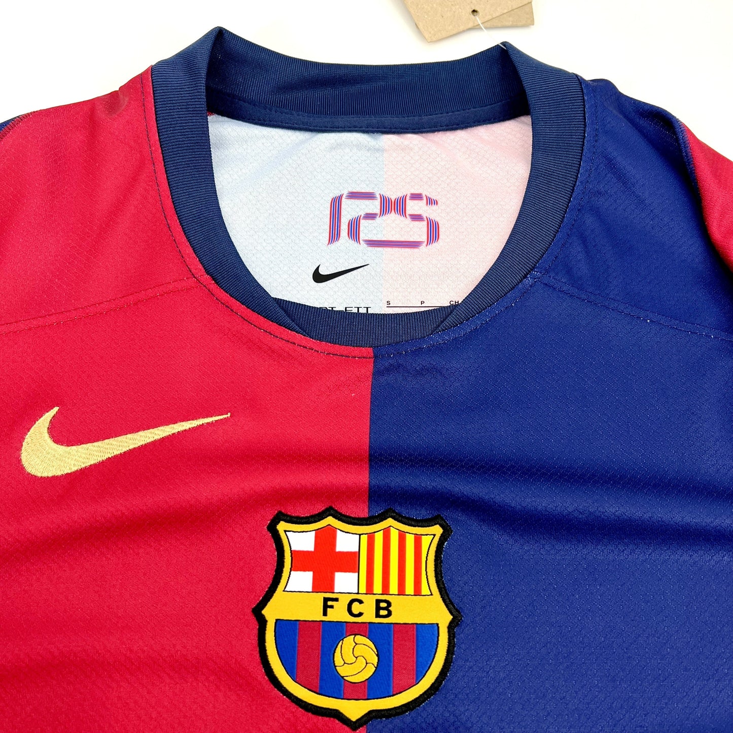 FC Barcelona Robert Lewandowski 9 Home Soccer Jersey 2024/25