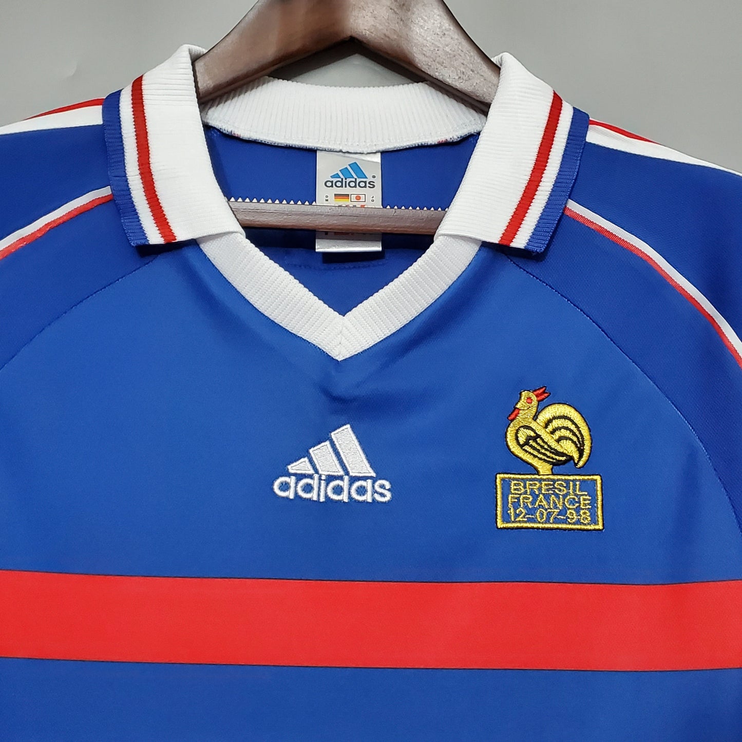 France Thierry Henry 12 Home Retro Soccer Jersey World Cup 1998