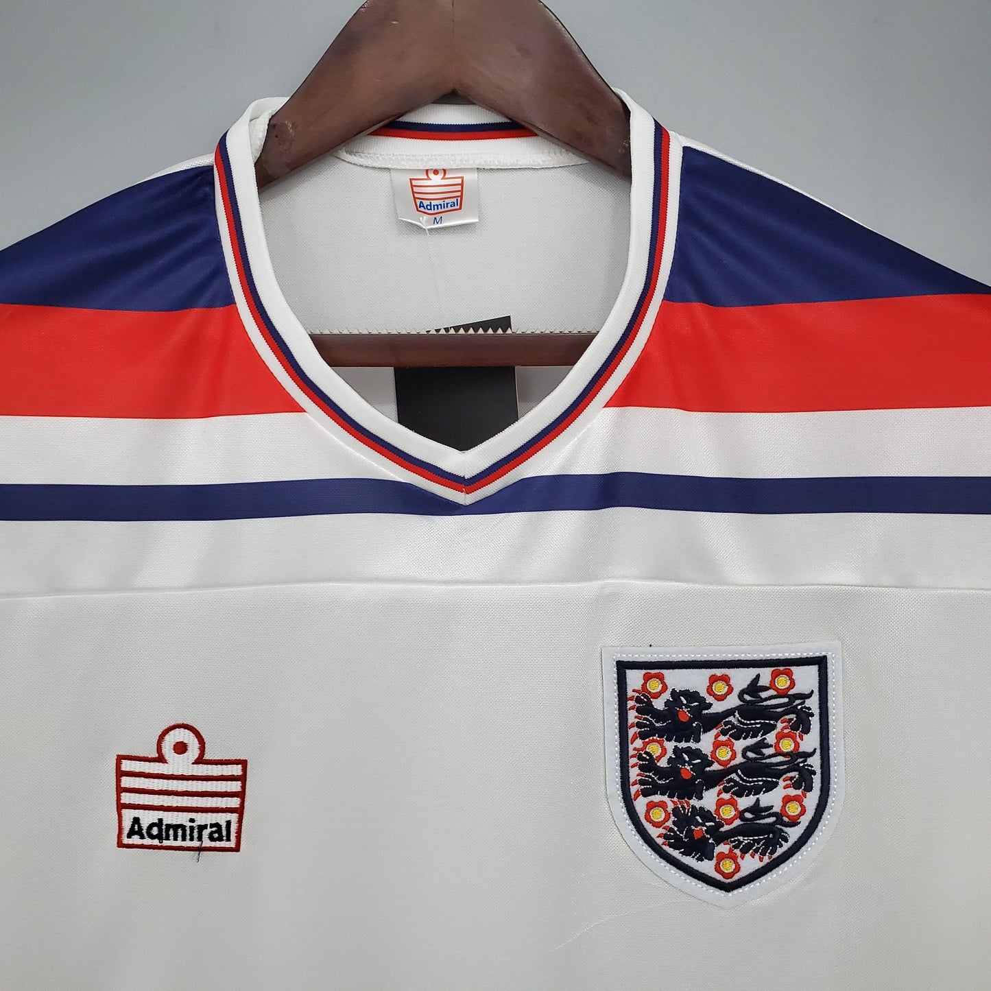 England Retro Home Soccer Jersey World Cup 1982
