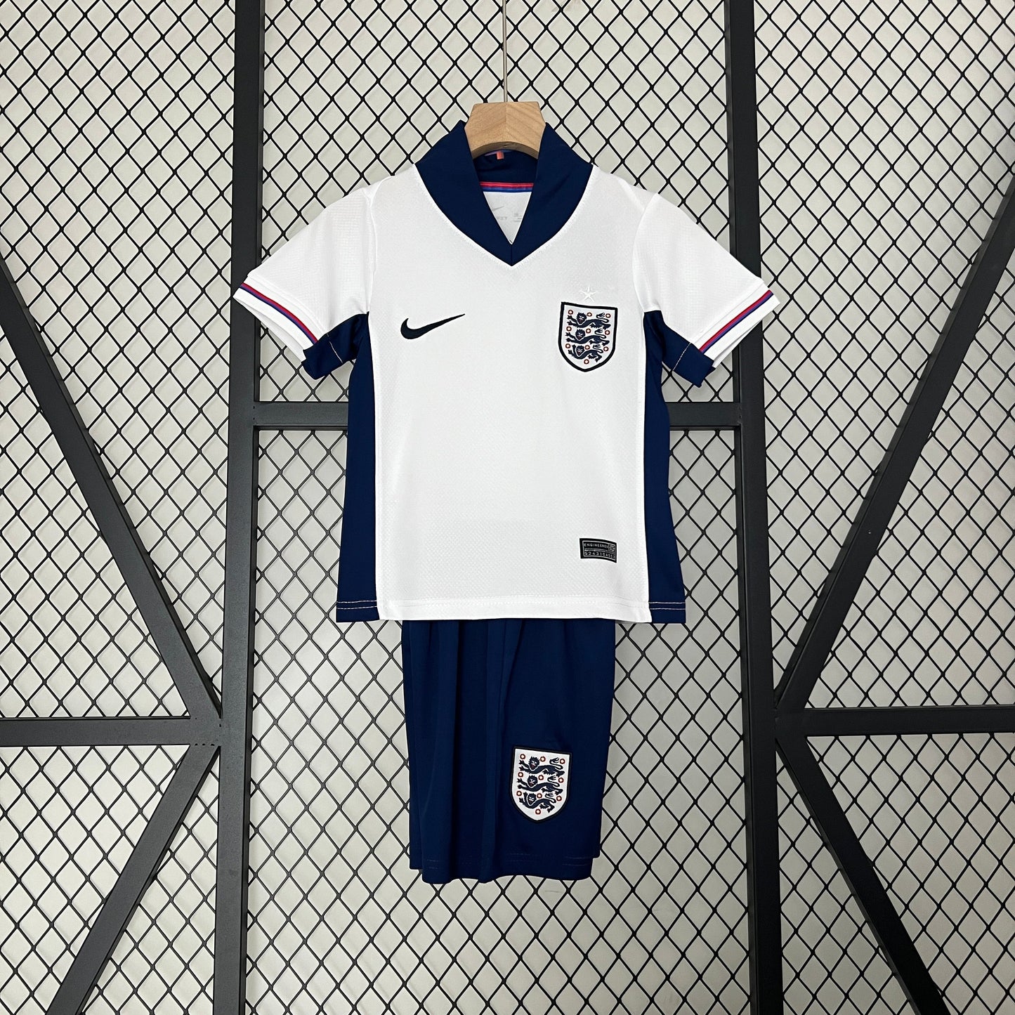 England Kyle Walker 2 Kids Home Soccer Jersey Euro 2024