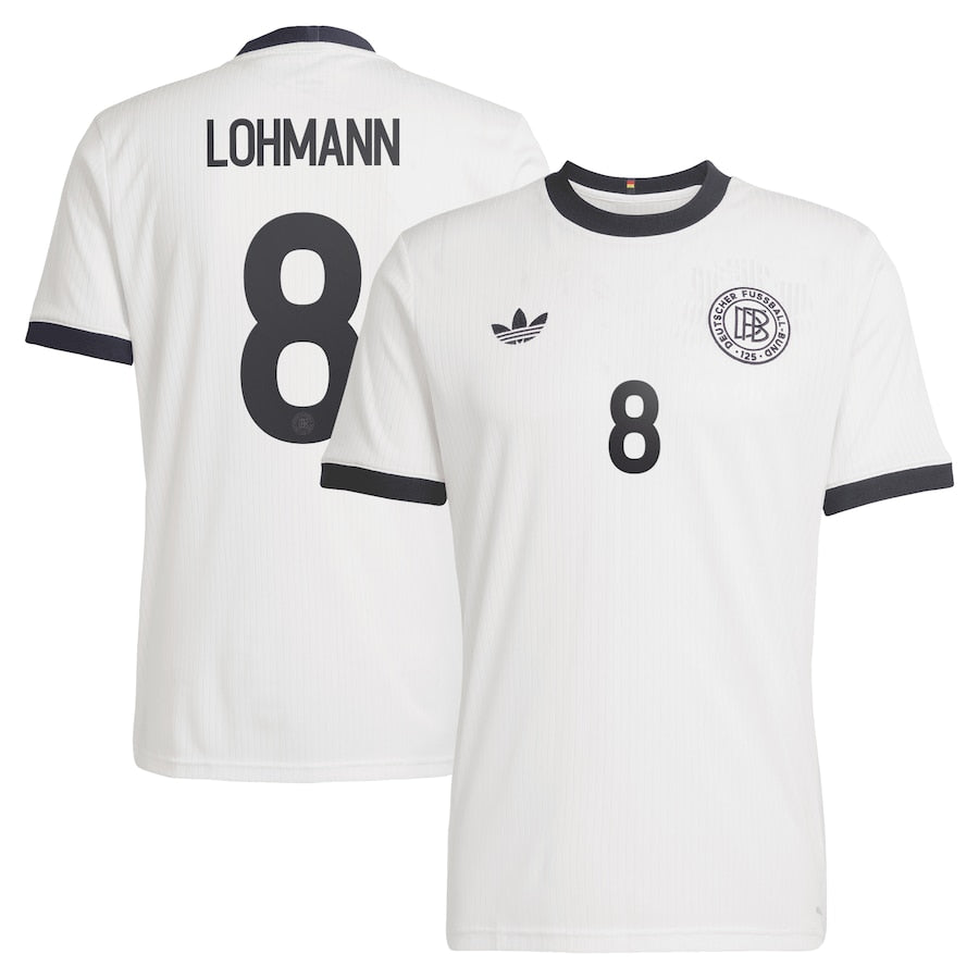 Germany Sydney Lohmann 8 Home Soccer Jersey UEFA Euro 2025