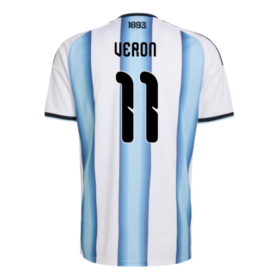 Argentina Verón 11 Home Soccer Jersey World Cup 2026