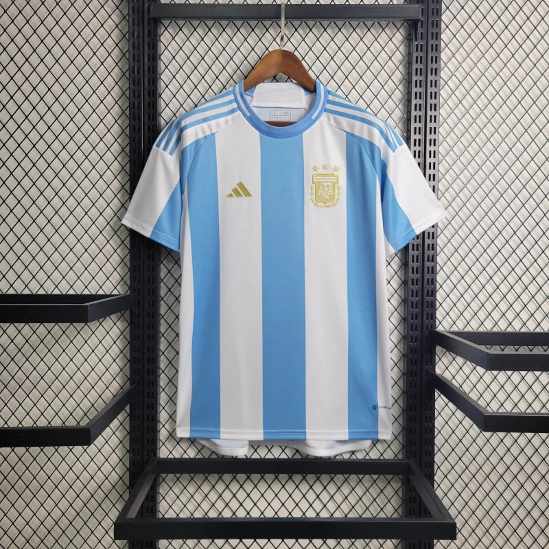 Argentina Hernán Crespo 9 Home Soccer Jersey 2024/25