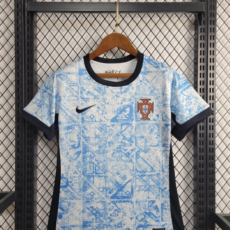 Women's Portugal Pepe 3 Away Soccer Jersey Euro 2024