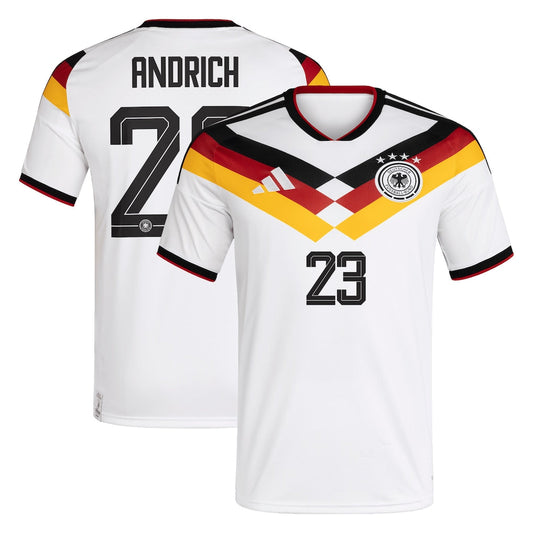 Germany Robert Andrich 23 Home Soccer Jersey World Cup 2026