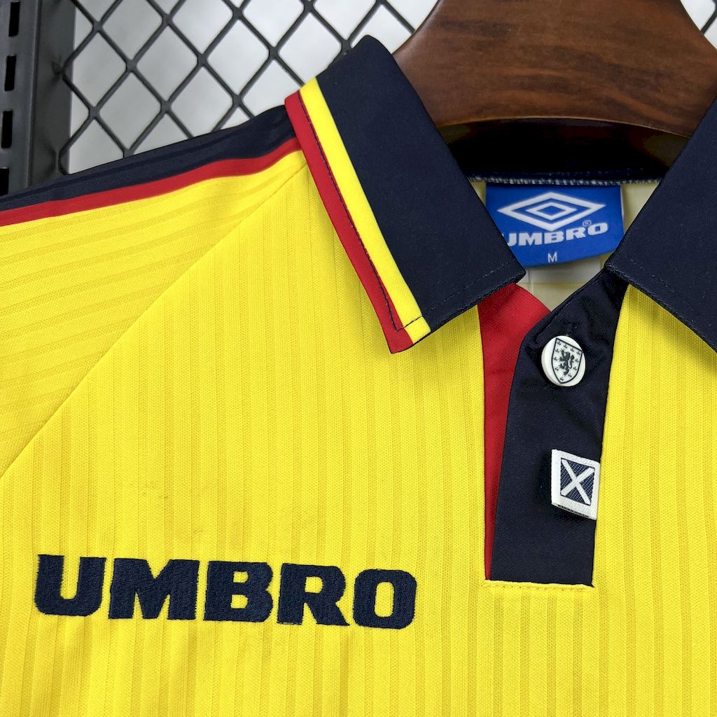 Scotland Retro Away Soccer Jersey 1996-1998