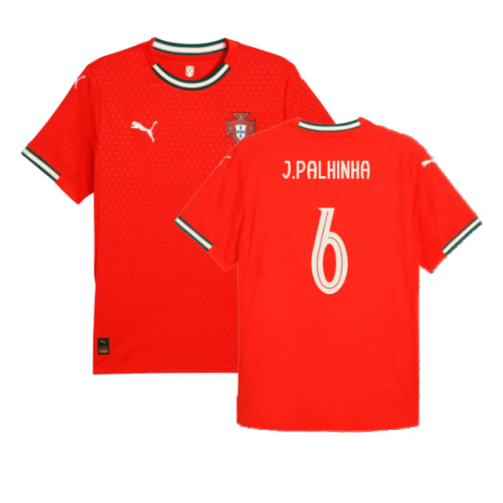 Portugal João Palhinha 6 Home Soccer Jersey 2025/26