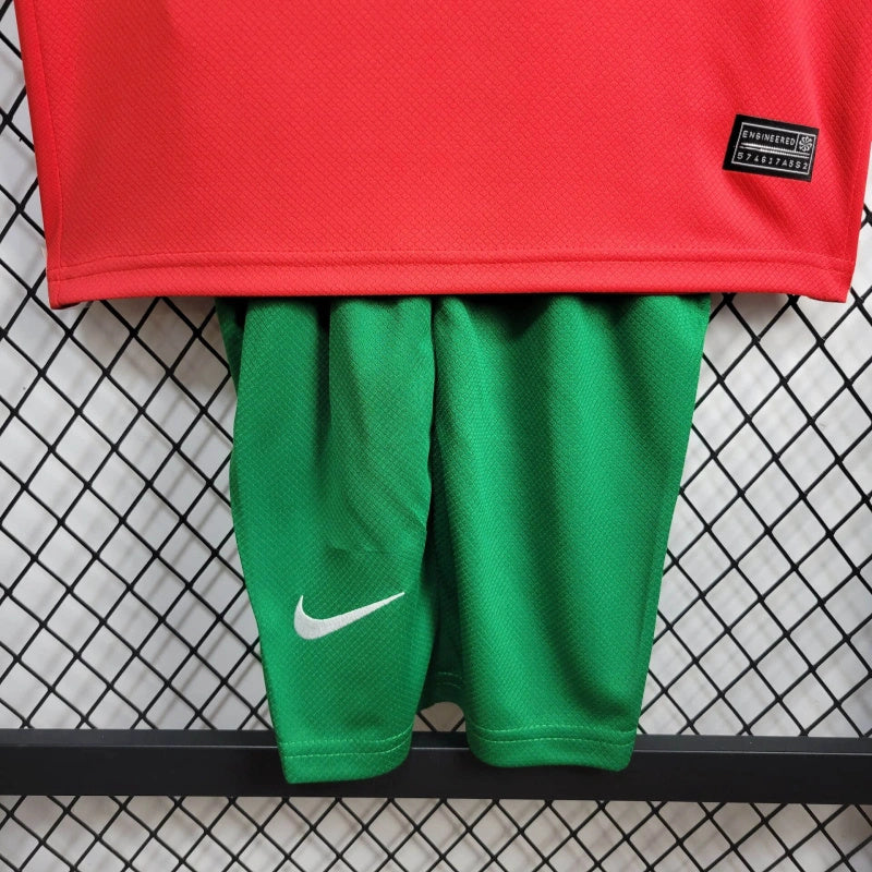 Portugal Kids Home Soccer Jersey UEFA Euro 2024