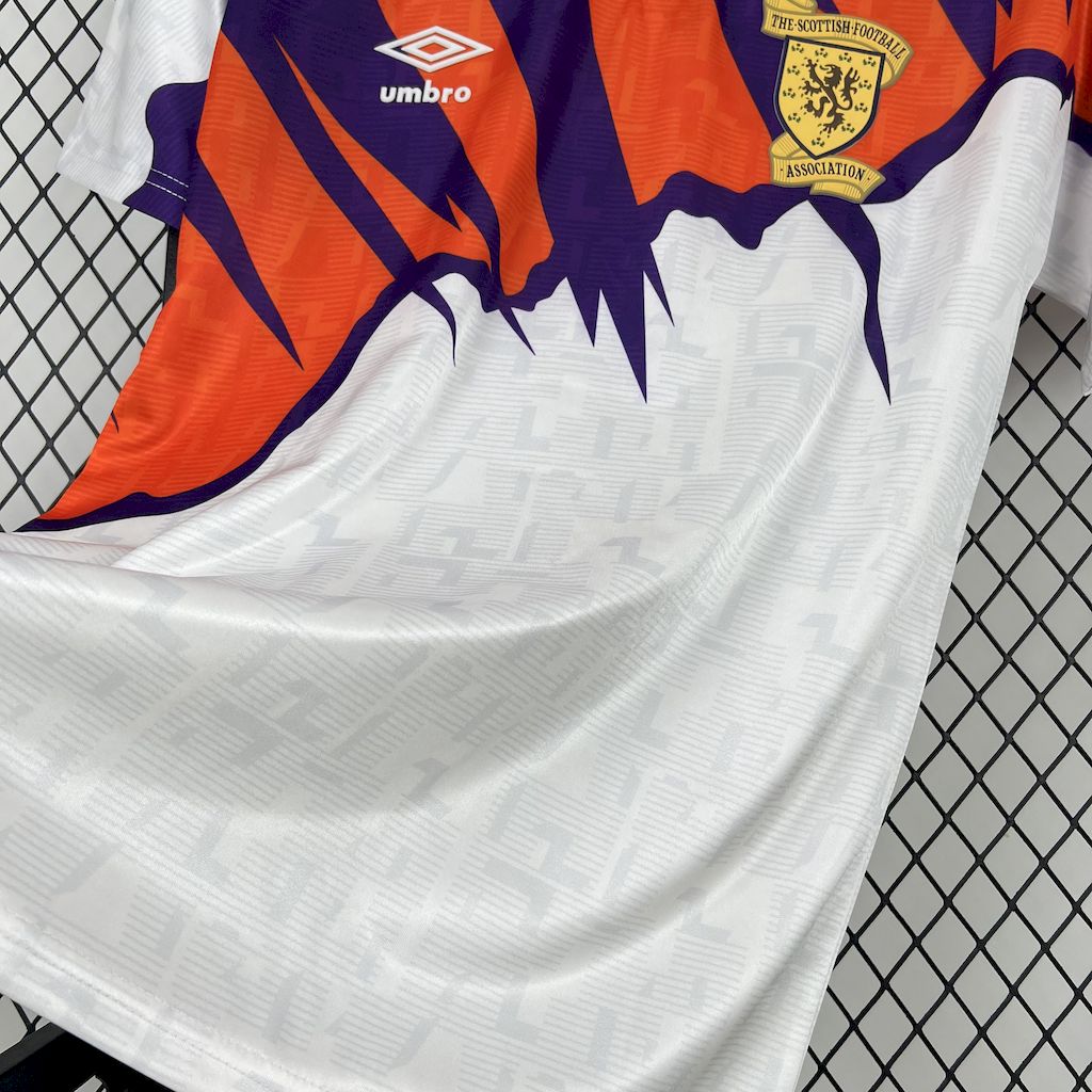 Scotland Retro Away Soccer Jersey 1991-1993