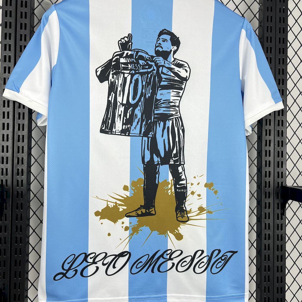 Argentina Lionel Messi 50th Anniversary Special Edition Soccer Jersey 2024-2025