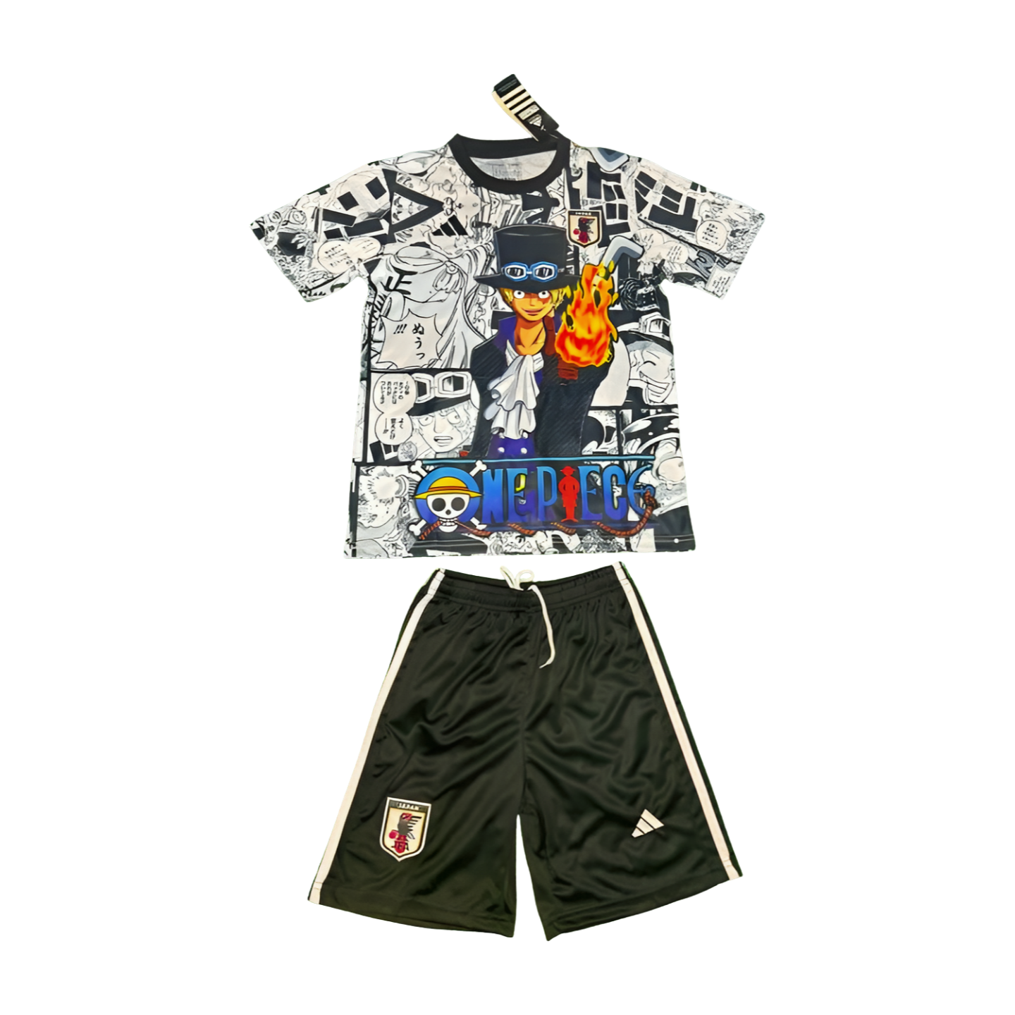 Japan X One Piece Portgas D. Ace Special Edition Kids Soccer Jersey 2025-2026
