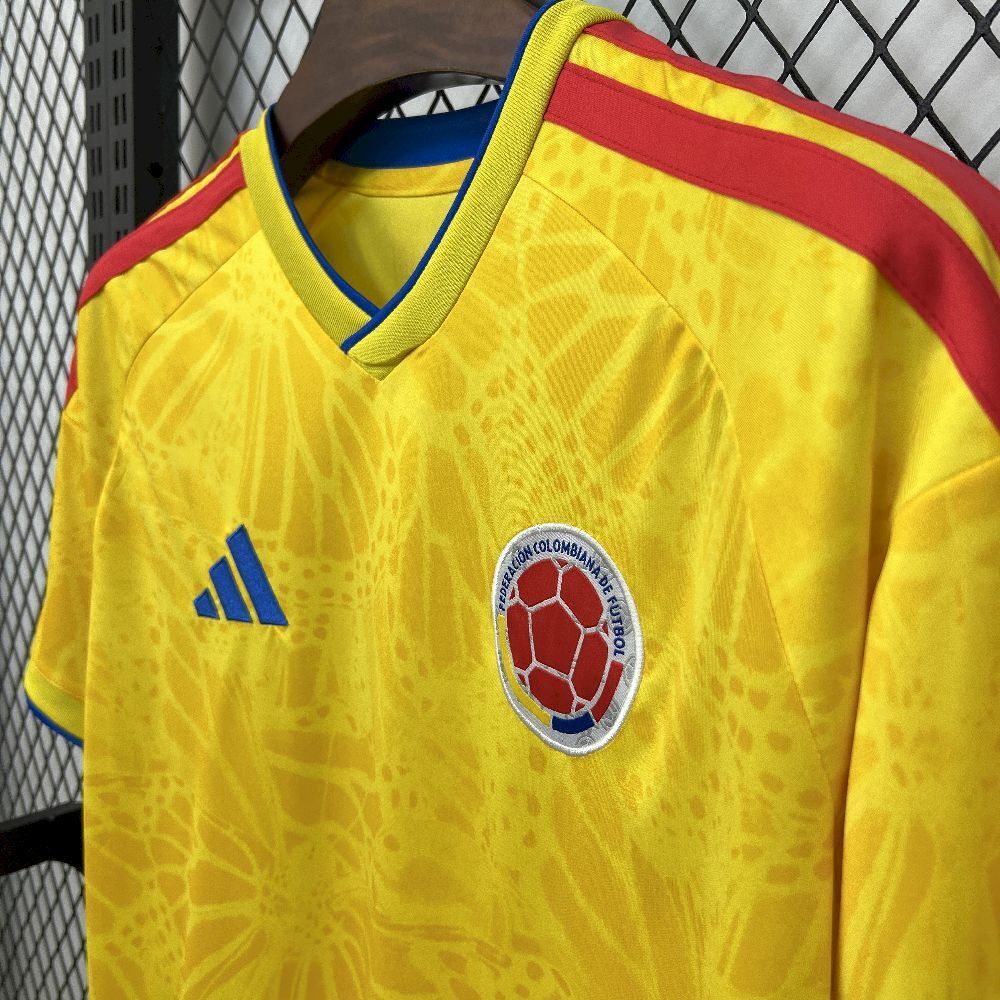 Colombia Carlos Valderrama 10 Home Soccer Jersey World Cup 2026