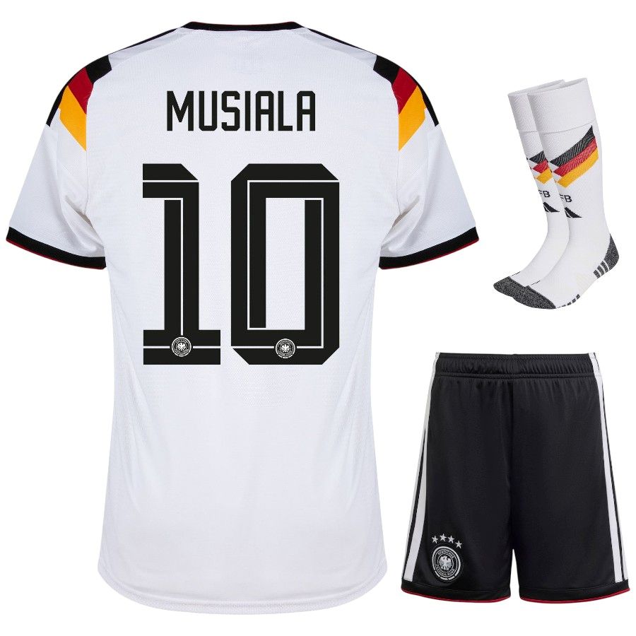 Germany Jamal Musiala 10 Kids Home Soccer Jersey World Cup 2026