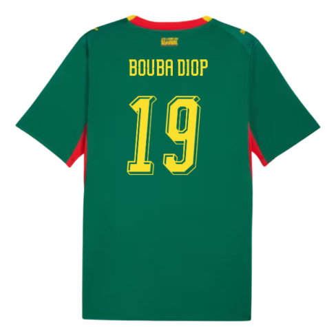 Senegal Bouba Diop 19 Away Soccer Jersey World Cup 2026