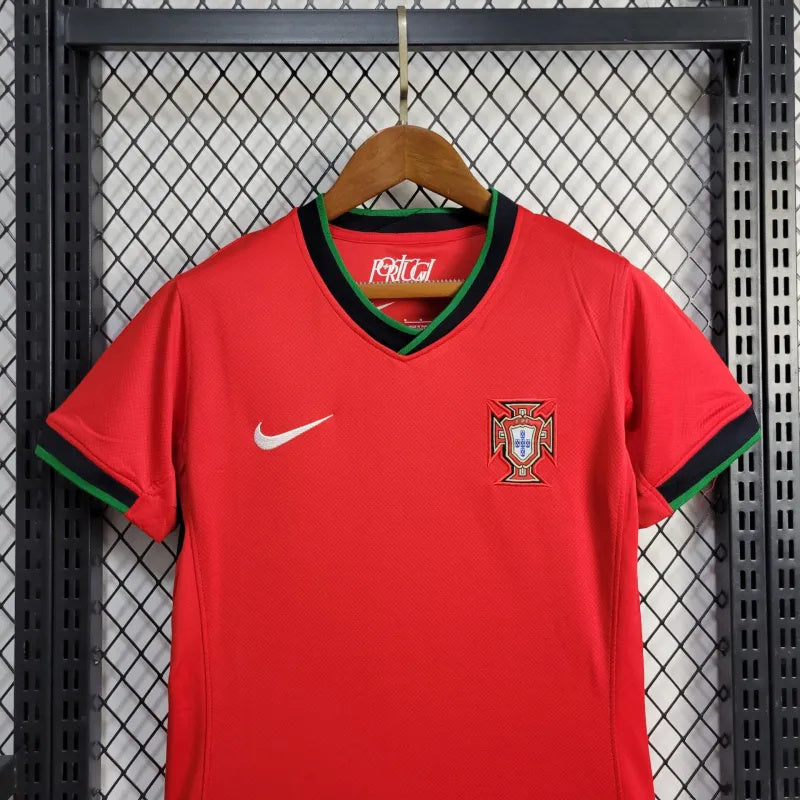 Women's Portugal Joao Cancelo 20 Home Soccer Jersey Euro 2024