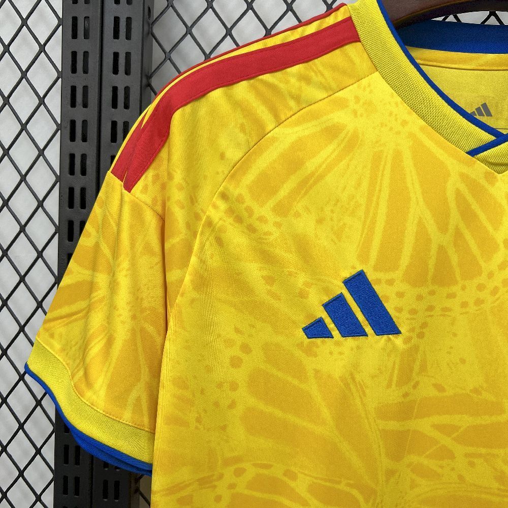 Colombia Faustino Asprilla 22 Home Soccer Jersey World Cup 2026