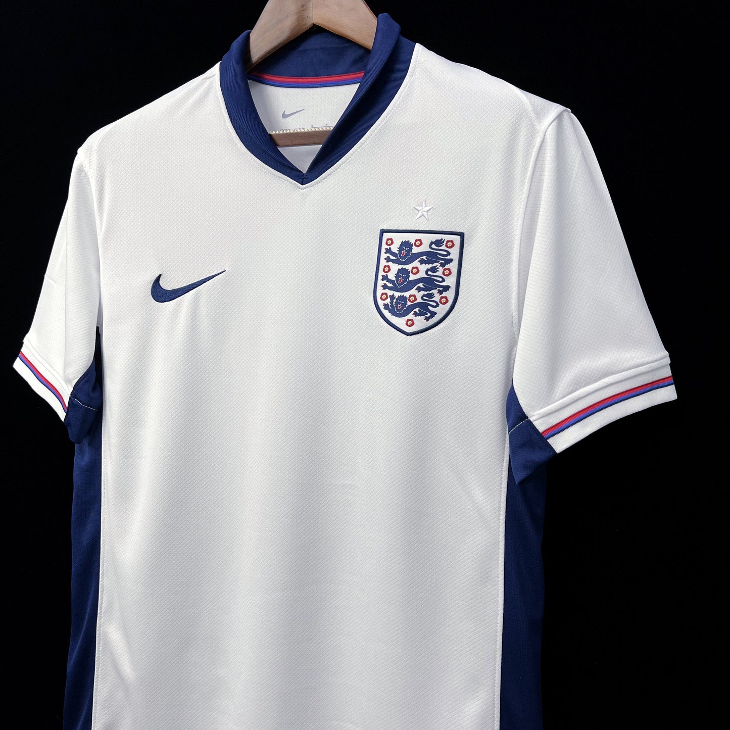 England Alan Shearer 9 Home Soccer Jersey Euro 2024