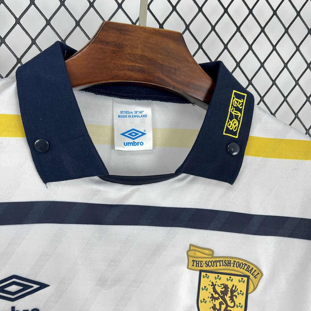 Scotland Retro Away Soccer Jersey 1990-1991