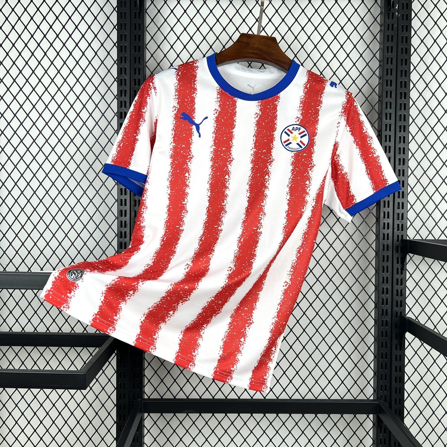 Paraguay Home Soccer Jersey World Cup 2026 - White Red