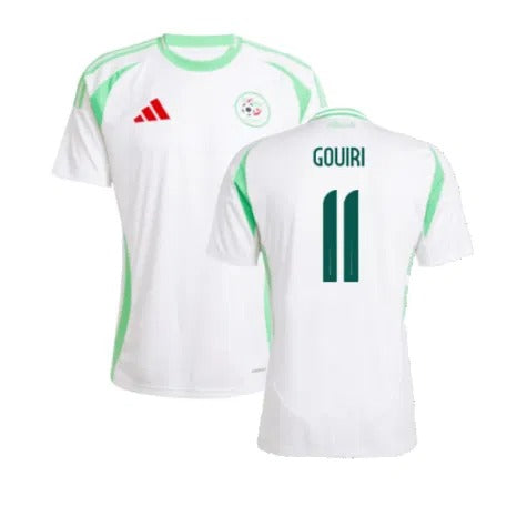 Algeria Amine Gouiri 11 Home Soccer Jersey 2024/25