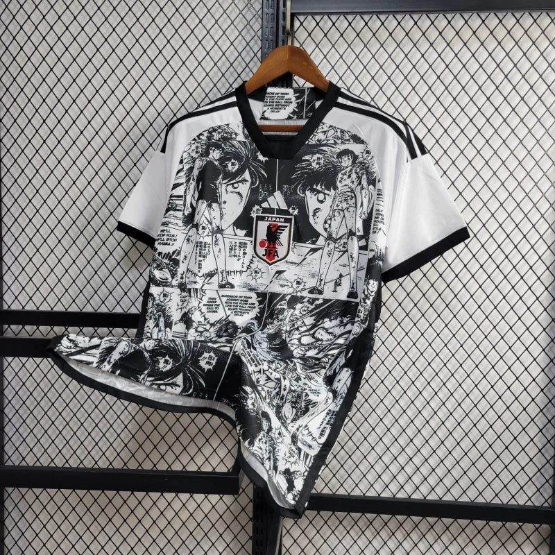 Japan X Captain Tsubasa Limited Edition Soccer Jersey 2024/25 - White