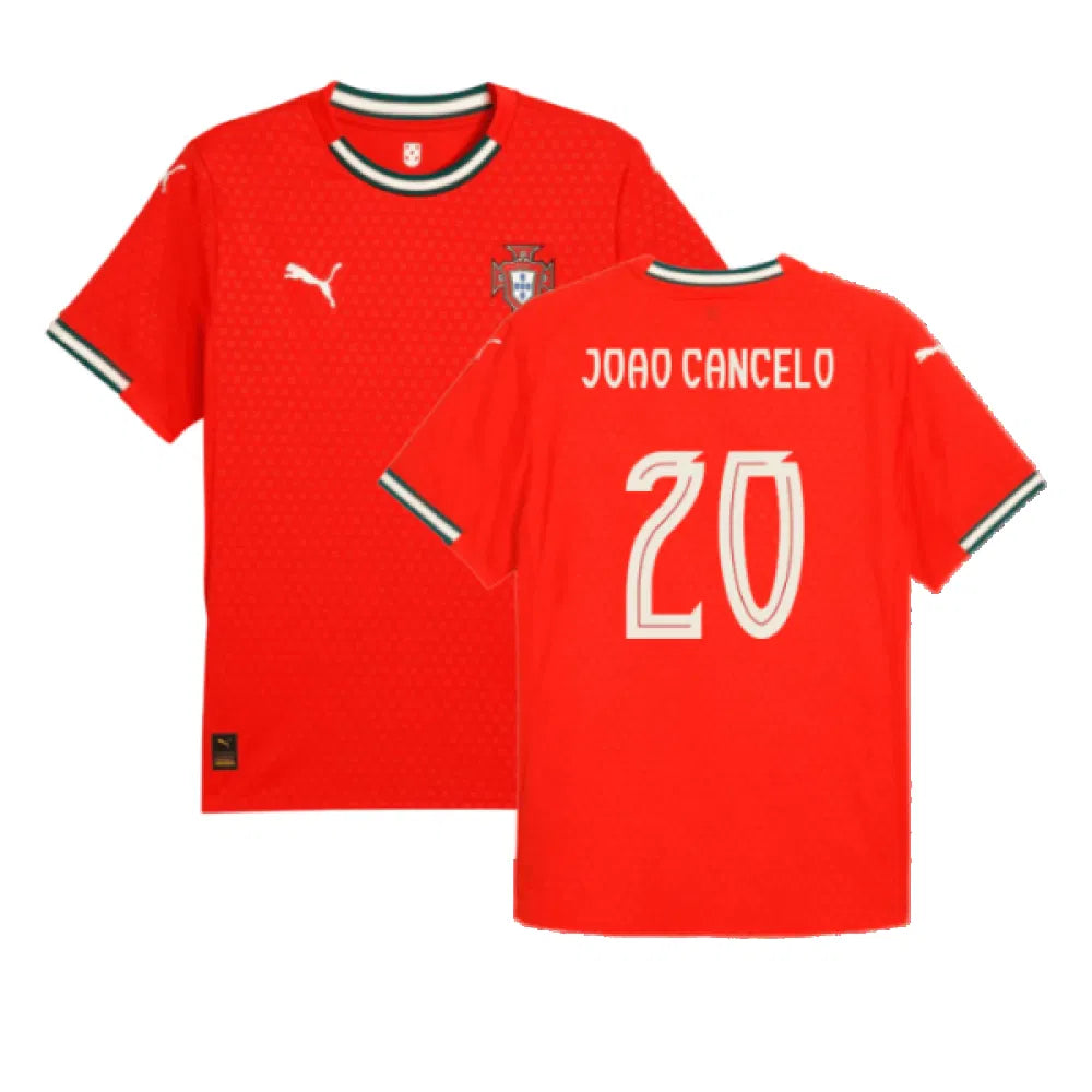 Portugal Joao Cancelo 20 Home Soccer Jersey 2025/26