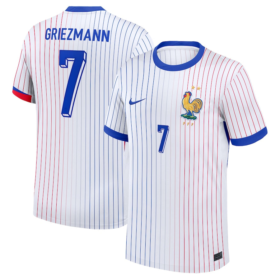 France Antoine Griezmann 7 Away Soccer Jersey Euro 2024
