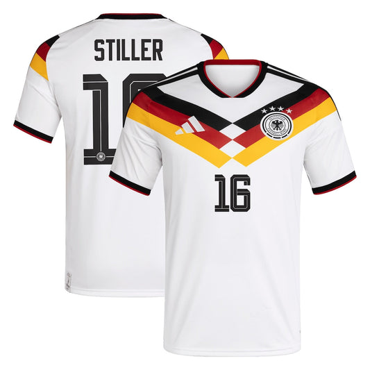 Germany Angelo Stiller 16 Home Soccer Jersey World Cup 2026