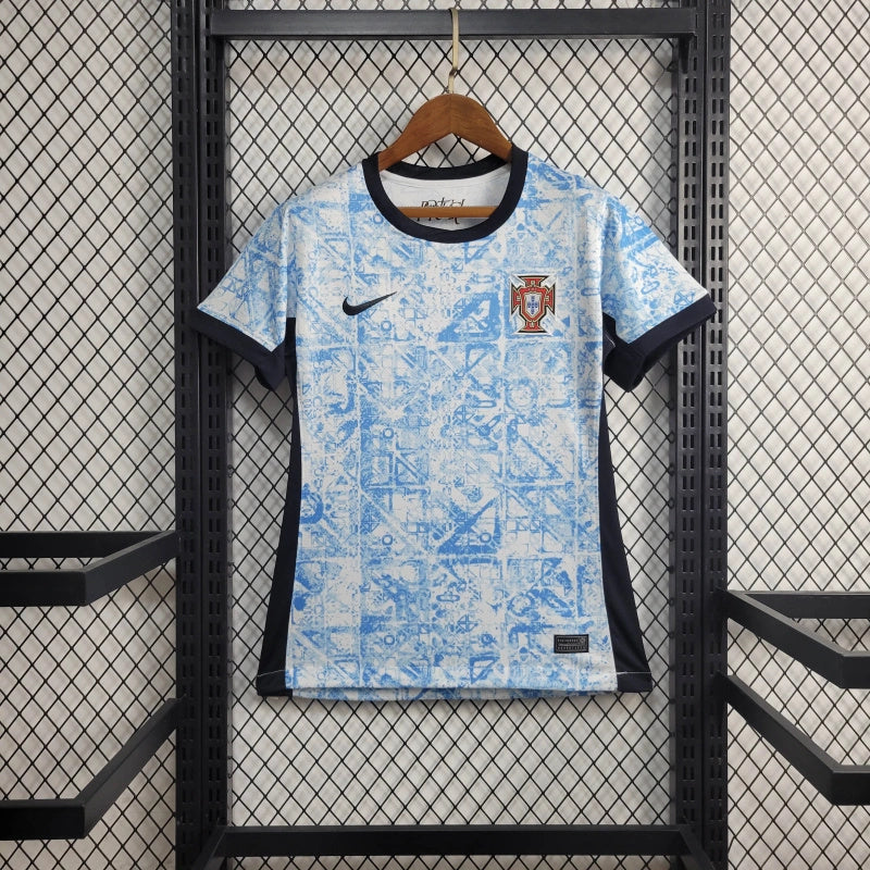 Women's Portugal Bernardo Silva 10 Away Soccer Jersey Euro 2024