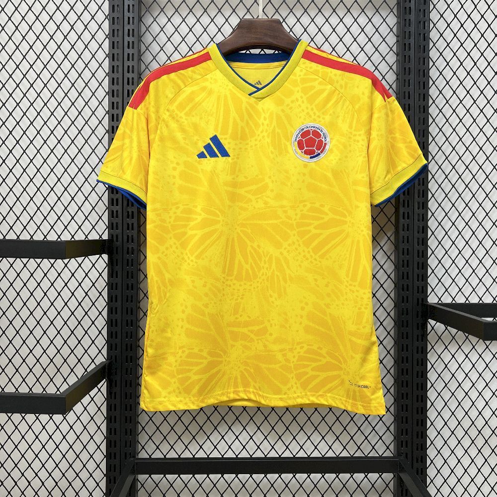 Colombia Luis Díaz 7 Home Soccer Jersey World Cup 2026