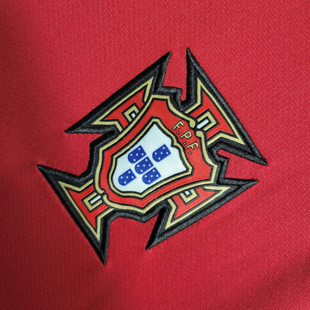 Portugal Retro Home Soccer Jersey World Cup 2006