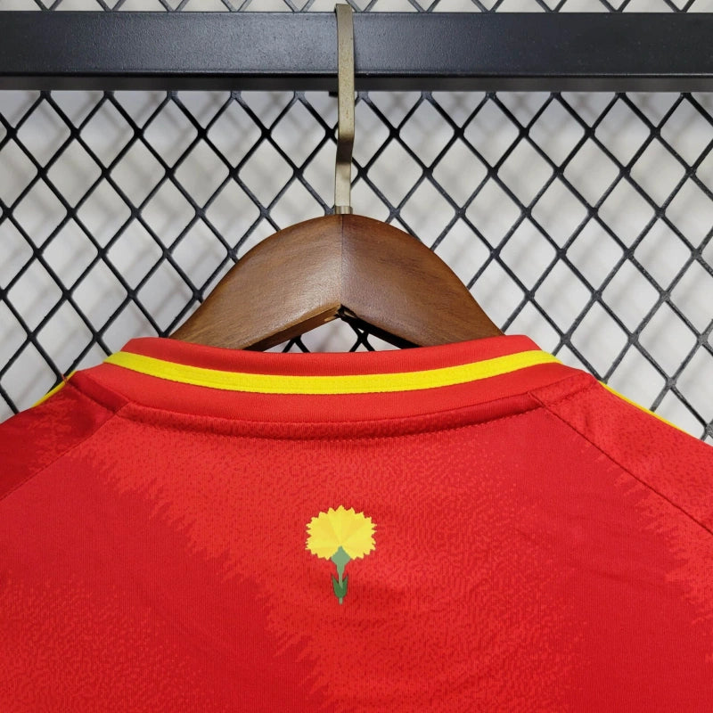Spain Sergio Ramos 15 Kids Home Soccer Jersey Euro 2024