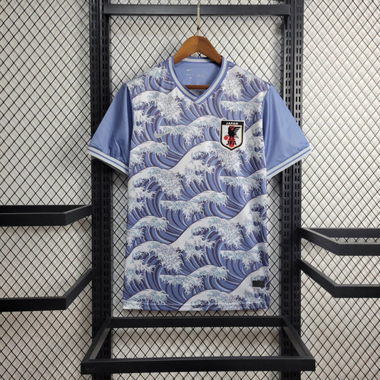 Japan Kanagawa Hokkaido Limited Edition Soccer Jersey 2023/24 - Blue