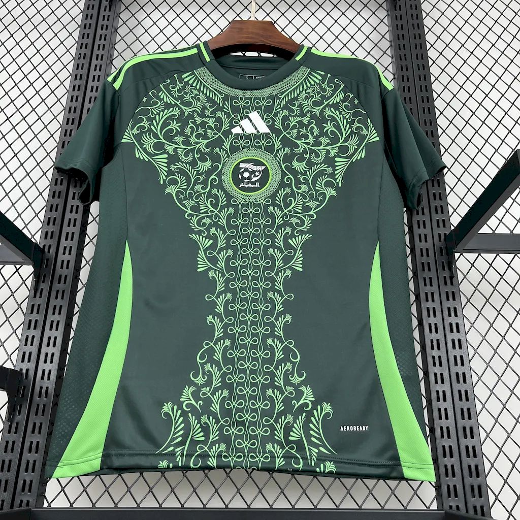 Algeria Ramy Bensebaini 21 Away Soccer Jersey 2024/25