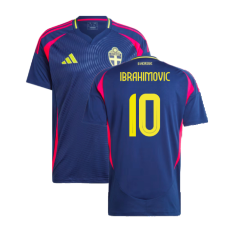 Sweden Zlatan Ibrahimović 10 Away Soccer Jersey 2024/25