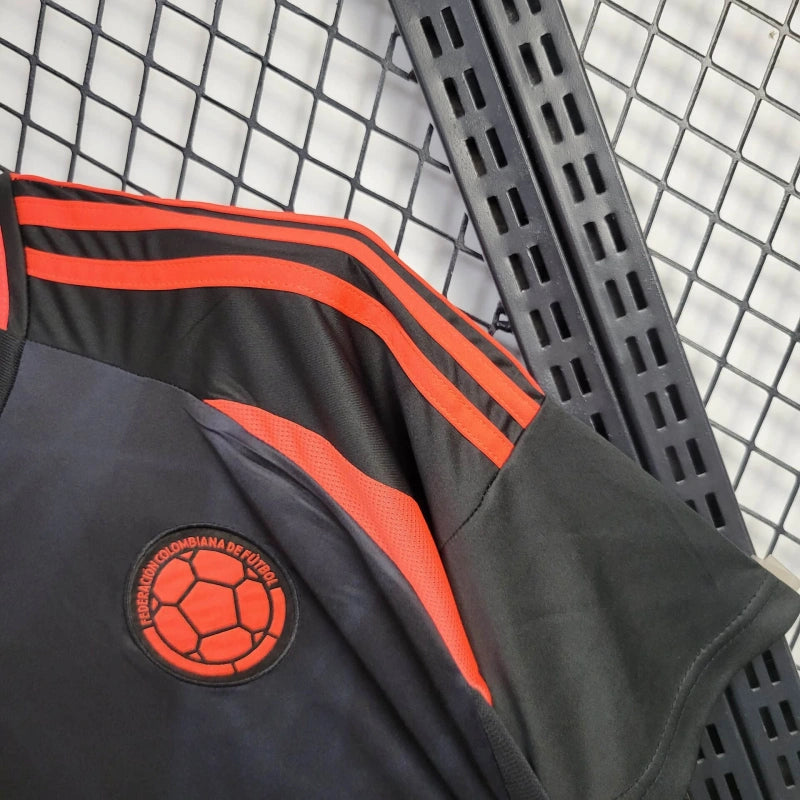 Colombia Away Soccer Jersey 2024/25 - Black