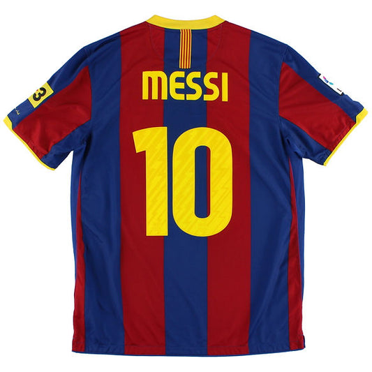 FC Barcelona Lionel Messi 10 Retro Home Soccer Jersey 2010-2011
