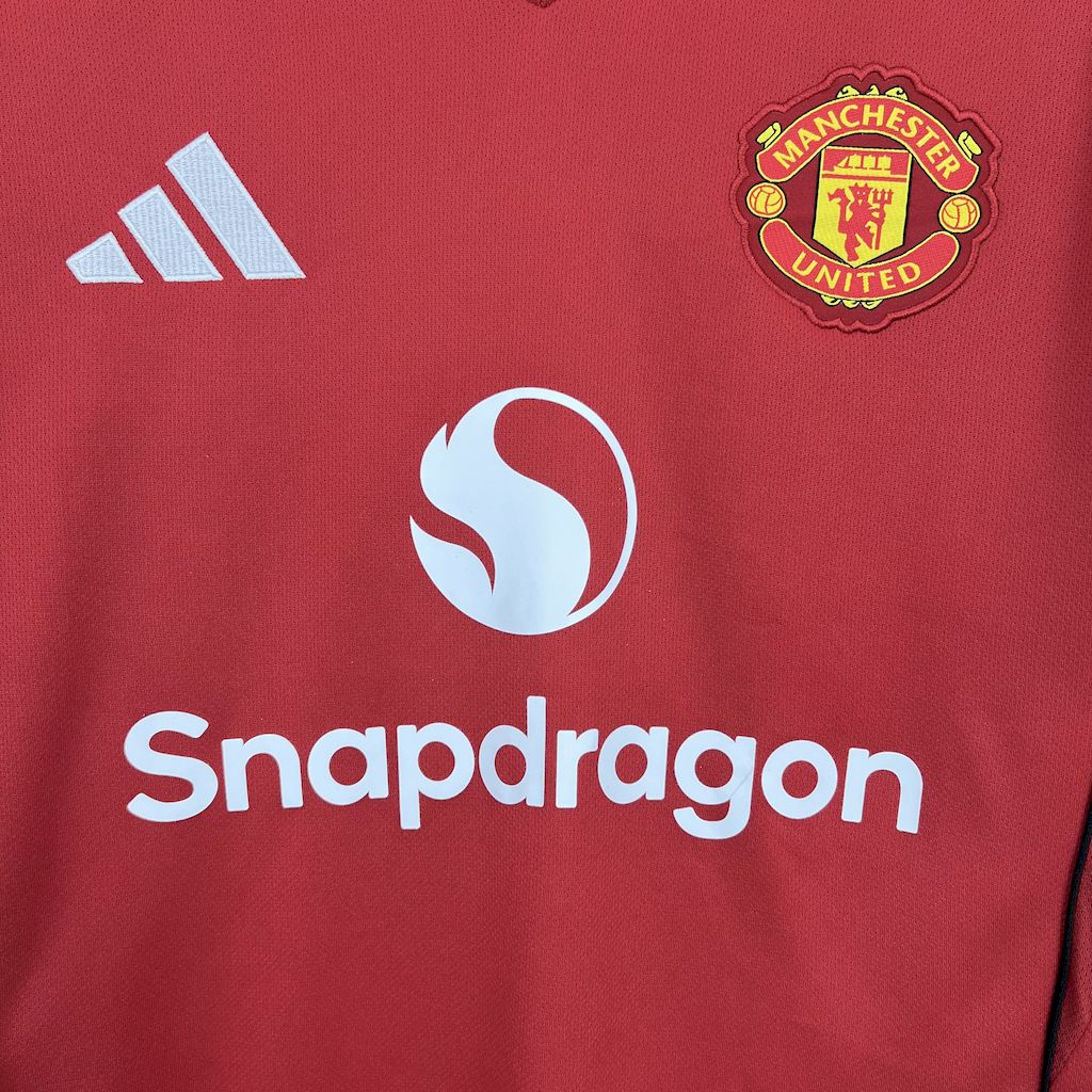 Manchester United Bruno Fernandes 8 Home Soccer Jersey 2025-2026