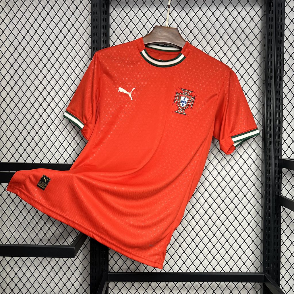 Portugal Luís Figo 7 Home Soccer Jersey 2025/26