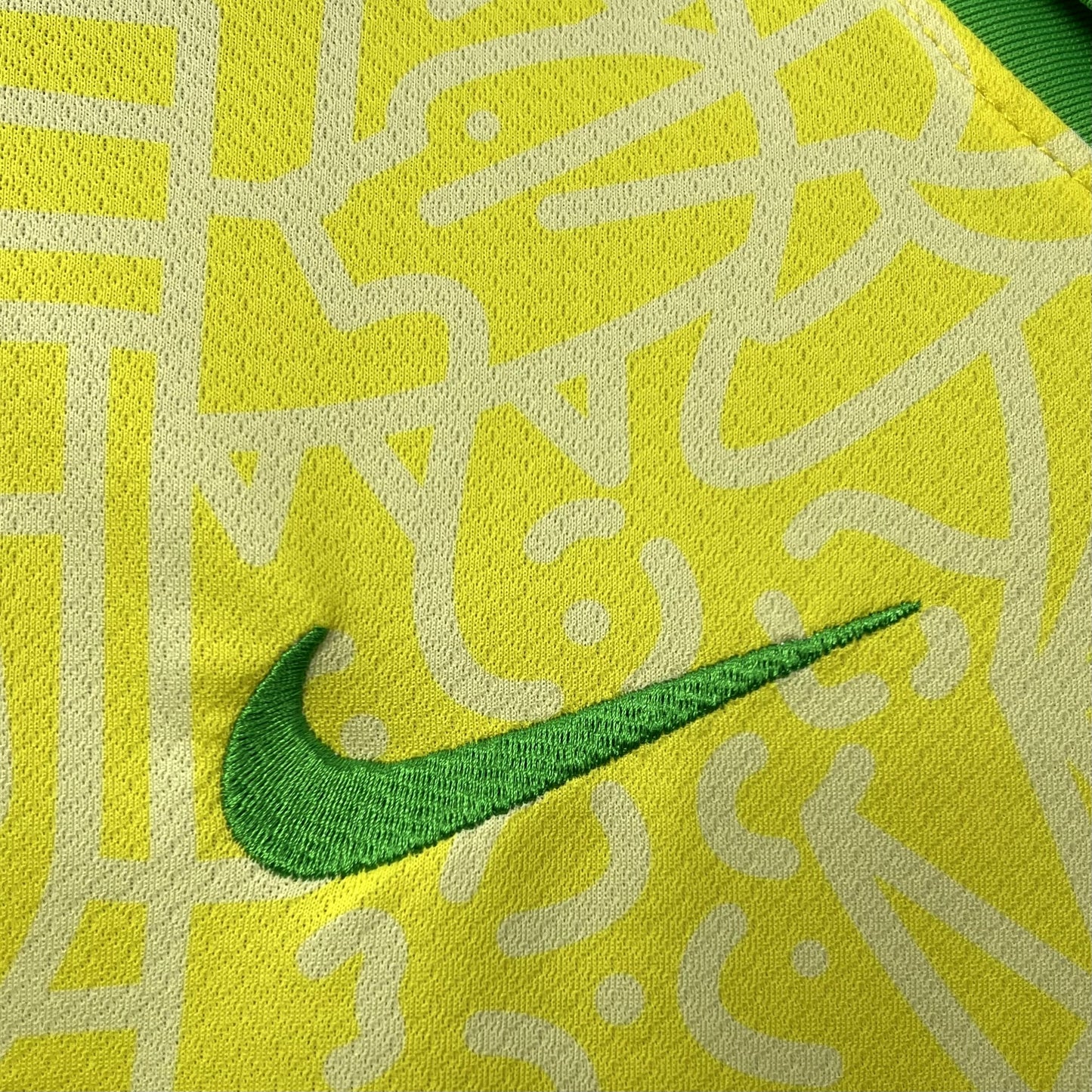 Brazil Ronaldinho 10 Home Soccer Jersey 2024/25